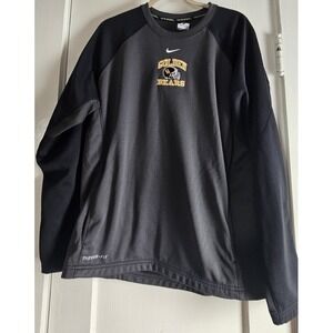 Vtg NIKE BSBL Golden Bears therma fit sweatshirt embroidered center swash Mens L